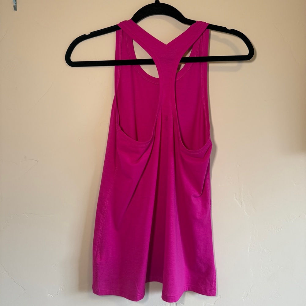 Athleta Fuchsia Racerback Workout Tank - Picture 3 of 6